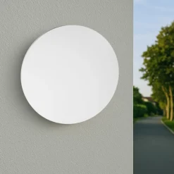Applique Da Esterno-Gea Luce Applique da esterno ip65 bianca 30 cm led cct