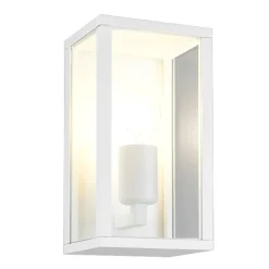 Applique Da Esterno-Selezionato da Mazzolaluce Applique da esterno ip44 in vetro alluminio pressofuso bianco