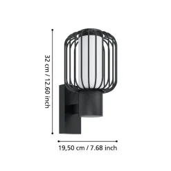Applique Da Esterno-Selezionato da Mazzolaluce Applique da esterno ip44 metallo nero e27