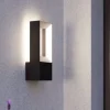 Applique Da Esterno-Selezionato da Mazzolaluce Applique da esterno ip44 nera moderna led 3000k