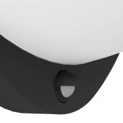 Applique Da Esterno-Selezionato da Mazzolaluce Applique da esterno ip44 sensore di movimento e crepuscolare nera