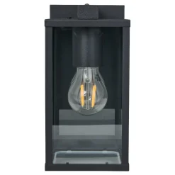 Applique Da Esterno-Selezionato da Mazzolaluce Applique da esterno lanterna e27 metallo nero ip44