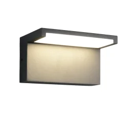Applique Da Esterno-Selezionato da Mazzolaluce Applique da esterno led ip65 anti corrosione antracite con sensore movimento