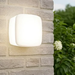 Applique Da Esterno-Linea Light Applique da esterno led 3000k bianca ip65 miniwhite