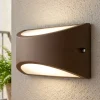 Applique Da Esterno-Selezionato da Mazzolaluce Applique da esterno led 3000k color caffe moderna ip65