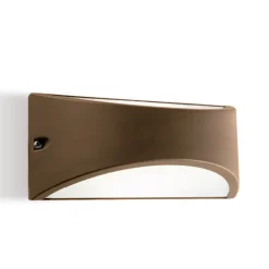 Applique Da Esterno-Selezionato da Mazzolaluce Applique da esterno led 3000k color caffe moderna ip65