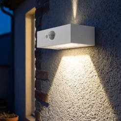 Applique Da Esterno-Selezionato da Mazzolaluce Applique da esterno led 4000k ip65 luce solare sensore di movimento crepuscolare