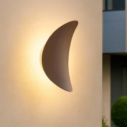 Applique Da Esterno-Linea Light Applique da esterno led 3000k ip65 marrone alba