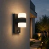 Applique Da Esterno-Selezionato da Mazzolaluce Applique da esterno led 3000k ip44 sensore di movimento antracite