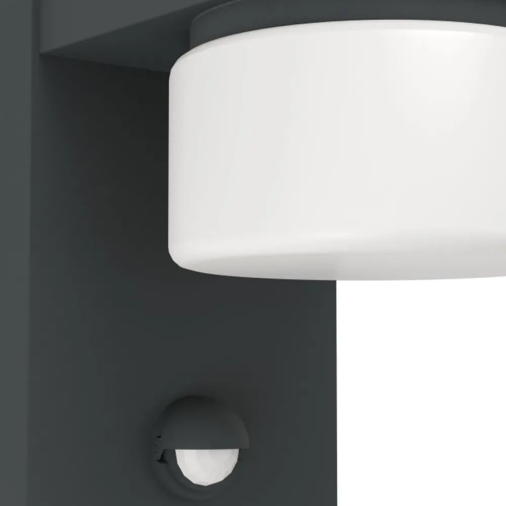 Applique Da Esterno-Selezionato da Mazzolaluce Applique da esterno led 3000k ip44 sensore di movimento antracite