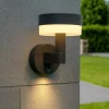Applique Da Esterno-Selezionato da Mazzolaluce Applique da esterno led 8w con sensore di movimento anti corrosione