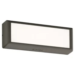 Applique Da Esterno-IsyLuce Applique da esterno led 12w 4000k antracite