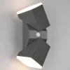 Applique Da Esterno-Selezionato da Mazzolaluce Applique da esterno led 14w 3000k antracite con sensore di movimento