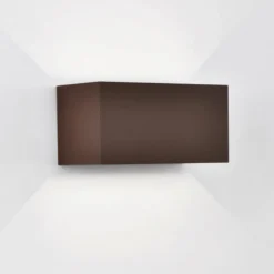 Applique Da Esterno-Selezionato da Mazzolaluce Applique da esterno led 24w 4000k corten rettangolare
