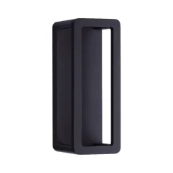 Applique Da Esterno-Selezionato da Mazzolaluce Applique da esterno led 9w 3000k moderna nera rettangolare