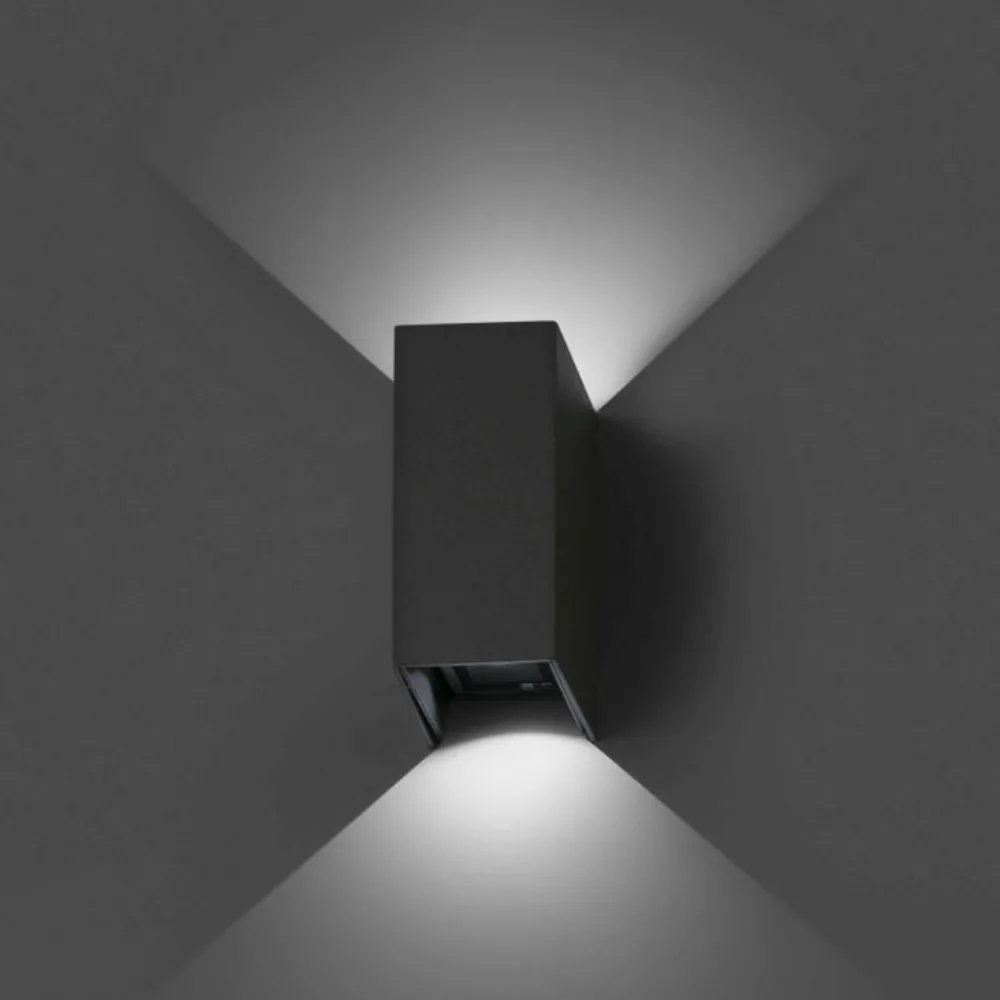 Applique Da Esterno-Selezionato da Mazzolaluce Applique da esterno led 6w 3000k moderna fascio luce regolabile