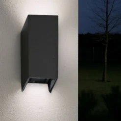 Applique Da Esterno-Selezionato da Mazzolaluce Applique da esterno led 6w 3000k moderna fascio luce regolabile