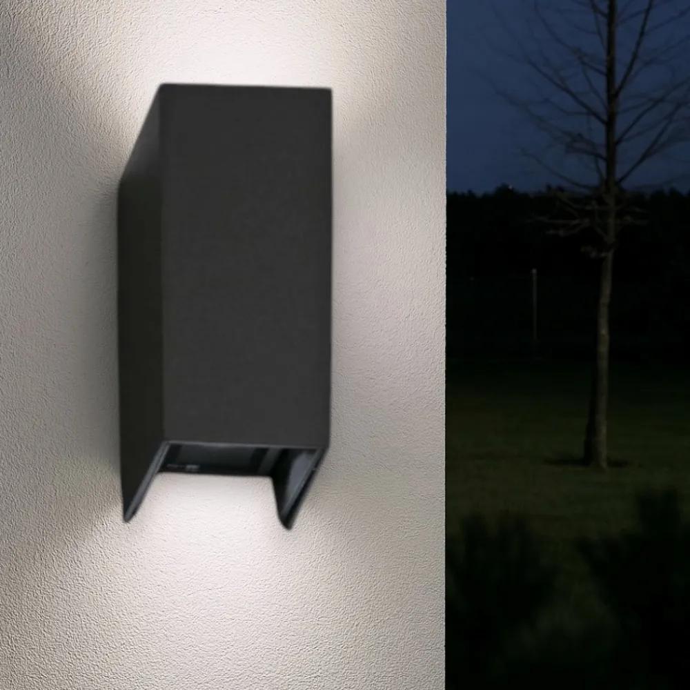 Applique Da Esterno-Selezionato da Mazzolaluce Applique da esterno led 6w 3000k moderna fascio luce regolabile