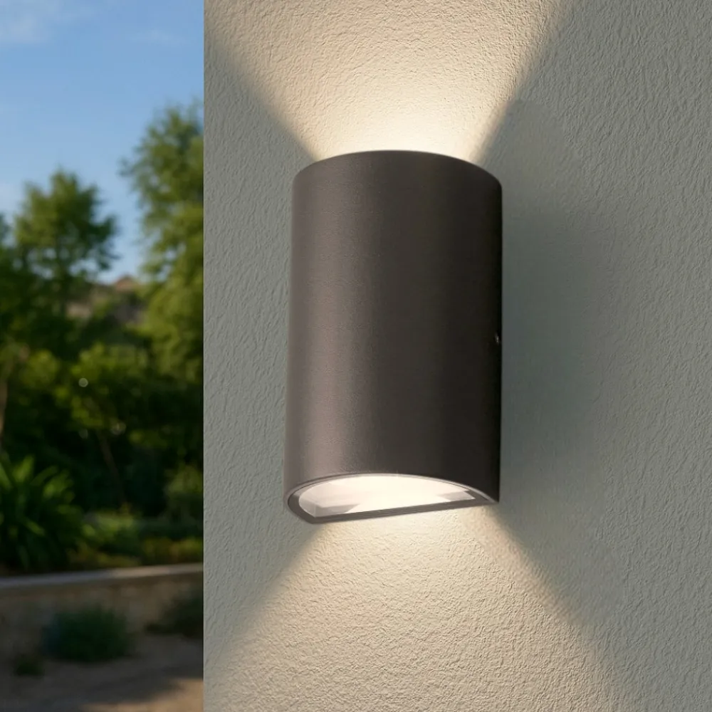 Applique Da Esterno-Selezionato da Mazzolaluce Applique da esterno led 6w 4000k moderna biemissione