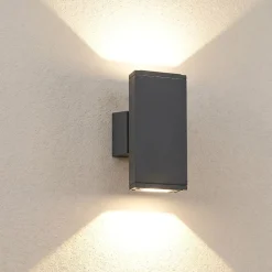 Applique Da Esterno-Selezionato da Mazzolaluce Applique da esterno led 6w 3000k moderna antracite