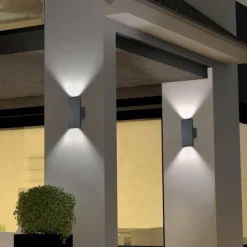 Applique Da Esterno-Selezionato da Mazzolaluce Applique da esterno led 6w 3000k moderna antracite