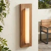 Applique Da Esterno-Selezionato da Mazzolaluce Applique da esterno legno ip44 led 3000k moderna