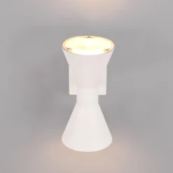 Applique Da Esterno-Selezionato da Mazzolaluce Applique da esterno luce biemissione moderna bianca