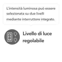 Applique Da Esterno-Selezionato da Mazzolaluce Applique da esterno luce solare ibrido con sensore movimento crepuscolare