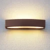 Applique Da Esterno-Ideal Lux Applique da esterno marrone andromeda ap2 cofee