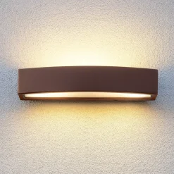 Applique Da Esterno-Ideal Lux Applique da esterno marrone andromeda ap2 cofee