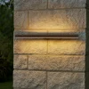 Applique Da Esterno-Selezionato da Mazzolaluce Applique da esterno marrone corten moderna led 24w 3000k