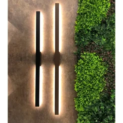 Applique Da Esterno-Selezionato da Mazzolaluce Applique da esterno marrone corten moderna led 24w 3000k