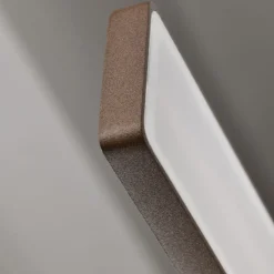 Applique Da Esterno-Selezionato da Mazzolaluce Applique da esterno marrone corten moderna led 24w 3000k