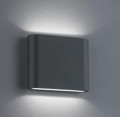 Applique Da Esterno-Selezionato da Mazzolaluce Applique da esterno moderna antracite led 5w 3000k