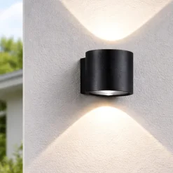 Applique Da Esterno-Perenz Illuminazione Applique da esterno moderna antracite led 12w 3000k vision perenz