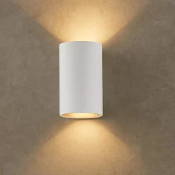 Applique Da Esterno-Selezionato da Mazzolaluce Applique da esterno moderna bianca e oro led 12w 3000k