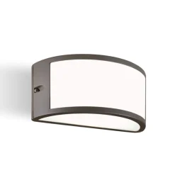Applique Da Esterno-Selezionato da Mazzolaluce Applique da esterno moderna color caffè led 3000k ip65