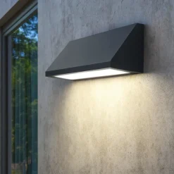 Applique Da Esterno-Selezionato da Mazzolaluce Applique da esterno moderna grafite led 30w 4000k ip65