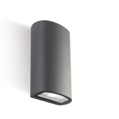 Applique Da Esterno-Selezionato da Mazzolaluce Applique da esterno moderna grafite led 12w 4000k ip54