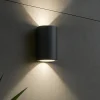Applique Da Esterno-Selezionato da Mazzolaluce Applique da esterno moderna grafite biemissione led 12w 3000k