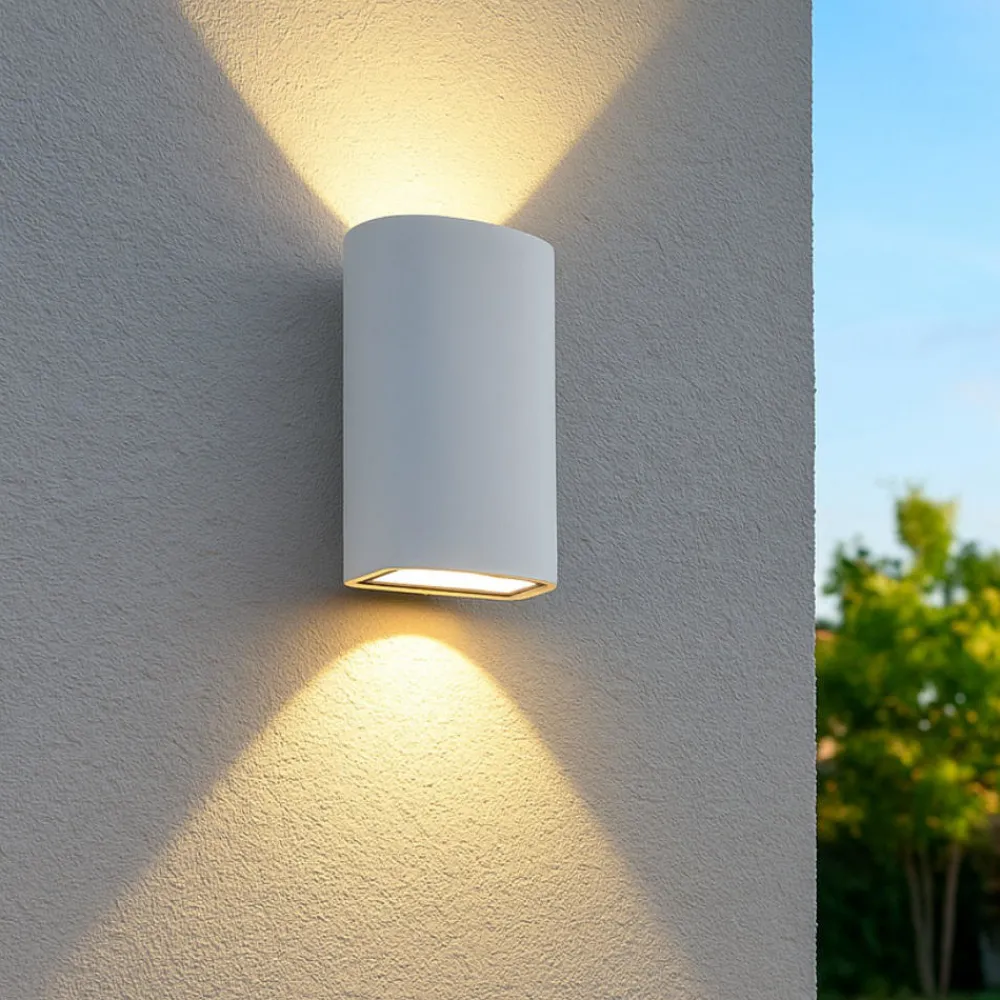 Applique Da Esterno-Selezionato da Mazzolaluce Applique da esterno moderno bianca led 20w 3000k