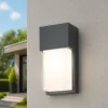Applique Da Esterno-IsyLuce Applique da esterno moderno grigio antracite