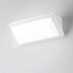 Applique Da Esterno-IsyLuce Applique da esterno moderno led 12w 3000k bianca