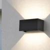 Applique Da Esterno-Selezionato da Mazzolaluce Applique da esterno nero led 24w 4000k rettangolare