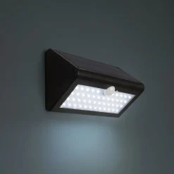 Applique Da Esterno-Selezionato da Mazzolaluce Applique da esterno nero solare sensore di movimento led 6000k 6w vivida