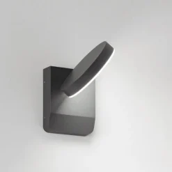 Applique Da Esterno-Ondaluce Applique da esterno orientabile antracite led 4000k zenga ip65