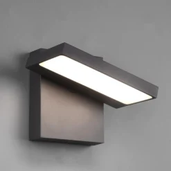 Applique Da Esterno-Selezionato da Mazzolaluce Applique da esterno orientabile antracite led 3000k moderna anti corrosione
