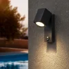 Applique Da Esterno-Selezionato da Mazzolaluce Applique da esterno orientabile ip44 led 3000k sensore di movimento antracite