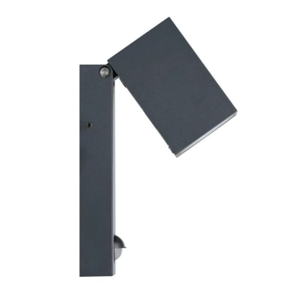 Applique Da Esterno-Selezionato da Mazzolaluce Applique da esterno orientabile ip44 led 3000k sensore di movimento antracite