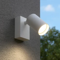 Applique Da Esterno-Gea Luce Applique da esterno orientabile ip65 bianca led cct